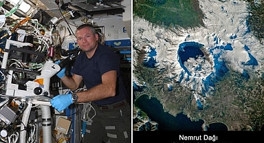 NASA Astronotu Mogensen, Nemrut Gölü'nü fotoğrafladı: Sosyal medyada gündem oldu