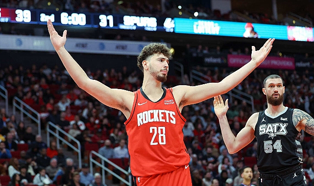 Alperen Şengün 'ün takımı Rockets, Cedi Osman'ın Spurs'ünü yendi