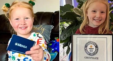 İki yaşındaki Isla, Mensa'nın en genç kadın üyesi oldu: Zeka testinden 99 aldı!
