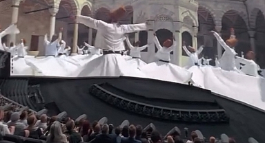 Las Vegas'ta sinematik sema gösterisi: Semazenler izleyenleri mest etti