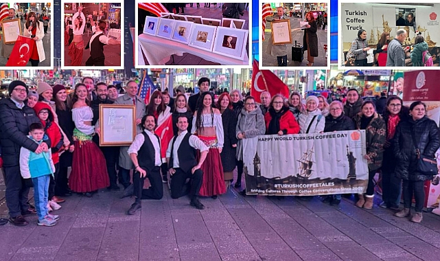 New York Times Square'da Türk Kahvesi Günü
