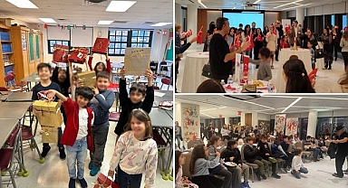 NY Atatürk Okulu'ndan yeni yıl kutlaması: Öğrenciler doyasıya eğlendi