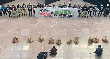 Washington'da İsrail'in Gazze'ye yönelik saldırıları protesto edildi