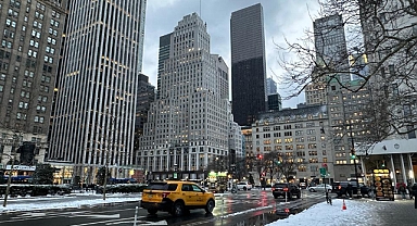 Kutup soğukları ABD'yi esir aldı: Central Park beyaza büründü, manzara soğuğu unutturdu