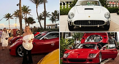 Yüzlerce Ferrari 'en iyi' olmak için yarışıyor: Concours d'Elegance Fuarı Palm Beach'te 