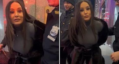 Lisa Ann, komedi şovunda gözaltına alındı: Elleri kelepçeli yaka paça dışarı çıkarıldı! 