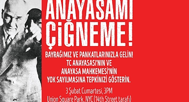 New York'ta 'Anayasamı çiğneme' protestosu düzenlenecek: Union Square Park'ta sessiz protesto