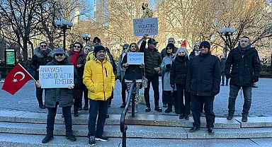 New York'ta 'Anayasamı Çiğneme' protestosu: Türkiye'deki ihlallere karşı çıkıldı!