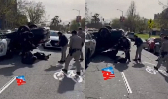 ABDPost takipçisi kameralara aldı: Oakland'da araç hırsızları etkisiz hale getirildi