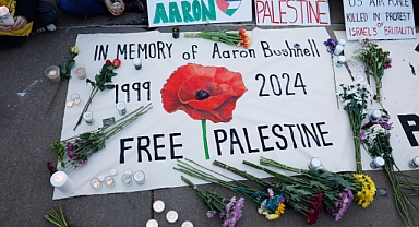 Filistin'de Gazze için kendini yakarak hayatını kaybeden ABD'li askerin adı bir sokağa verildi