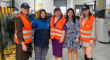 Türk Amerikan Dernekleri Federasyonu, Limca Dekoratif Cam A.Ş.'de kadın işçilerin gücünü kutladı