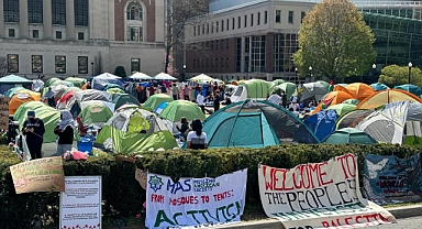 Columbia Üniversitesi'nde Protestolar Hız Kesmeden Sürüyor!