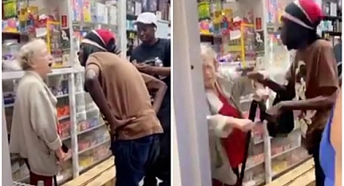 Mağaza Ortasında Kavga Çıkardı: Yaşlı Kadına Herkesin İçinde Tokat Attı!