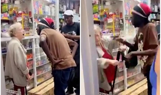 Mağaza Ortasında Kavga Çıkardı: Yaşlı Kadına Herkesin İçinde Tokat Attı!