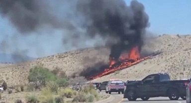 ABD'ye Ait Askeri Uçak New Mexico'da Yere Çakıldı!