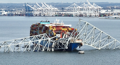 Baltimore'da Yıkılan Köprünün Enkazı, Kontrollü Bir Şekilde Patlatıldı!