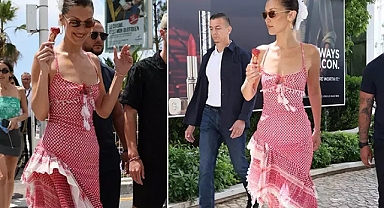 Bella Hadid Cannes'da Sessiz Filistin Protestosuyla Dikkat Çekti