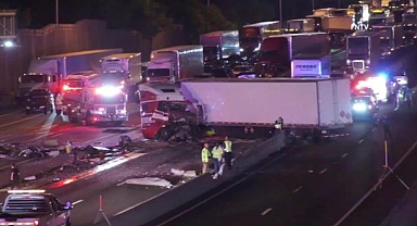 Hackensack'de Zincirleme Kaza: Ölü ve Yaralılar Var!