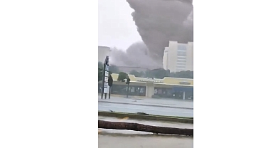 Dallas'da dev kasırga böyle görüntülendi