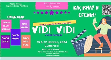 New York İstanbul Tiyatro Atölyesi'nden Komedi Dolu Üç Skeçlik Gösteri