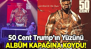 50 Cent Trump'ın Yüzünü Aldbüm Kapağı Yaptı!