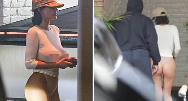 Bianca Censori Bu sefer de Pantolonsuz Çıktı