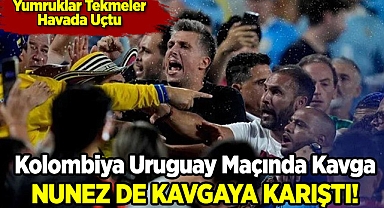 Copa Amerika Yarı Final Maçında Kavga