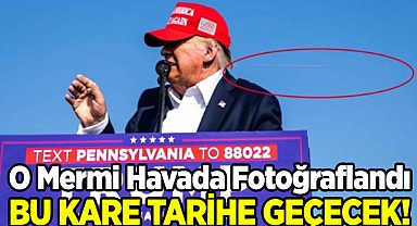 Tarihi Kare; Trump'ı Sıyıran Kurşun Havada Fotoğraflandı!