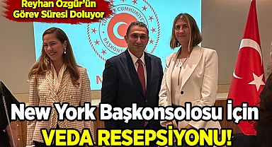 Başkonsolos Reyhan Özgür İçin Veda Resepsiyonu