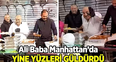 Bir Ali Baba Klasiği; Manhattan'da Yemek Dağıttı