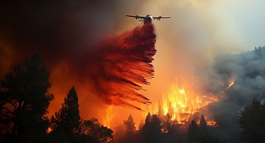 İzmir'i Kızıl Alevler Sardı Orman Küle Döndü