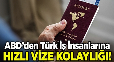 ABD'den Türk İş İnsanlarına Hızlı Vize Kolaylığı!