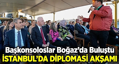Başkonsoloslar İstanbul Boğazı'nda Buluştu!