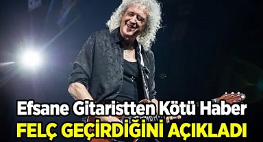 Efsane Gitarist Felç Geçirdi
