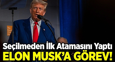 Seçilmeden İlk Atamasını Yaptı: Trump'tan Elon Musk'a Görev!