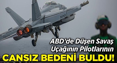 ABD'de Düşen Savaş Uçağının Pilotlarının Cansız Bedeni Bulundu!