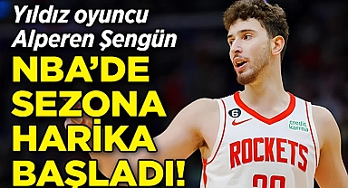 Alperen Şengün, NBA'deki Yeni Sezonuna Fırtına Gibi Başladı!