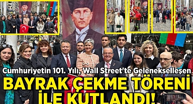 Cumhuriyetin 101. Yılı, Gelenekselleşen Bayrak Çekme Töreni İle Kutlandı!