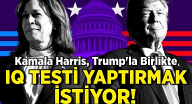 Kamala Harris, Trump'ı Birlikte IQ Testi Yaptırmaya Davet Etti!