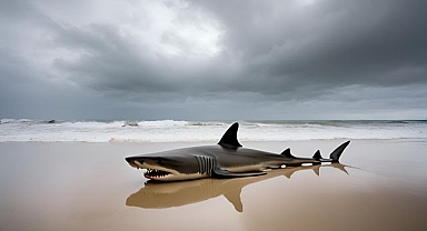 Massachusetts'te sahile vuran beyaz köpek balığı polis tarafından kaldırıldı