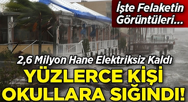 Milton Kasırgası ABD'yi Vurdu, Yüzlerce Kişi Okullara Sığındı: İşte Felaketin Görüntüleri!