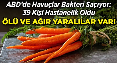 ABD'de Havuçlar Bakteri Saçıyor: 39 Kişi Hastanelik Oldu, 1 Kişi Hayatını Kaybetti!