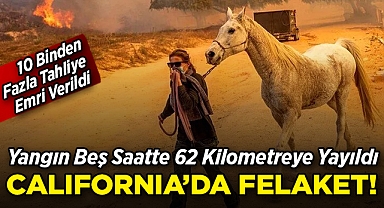 California'da Korkutan Orman Yangını: 10 Binden Fazla Tahliye Emri Verildi!
