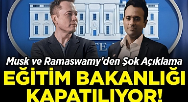 Elon Musk ve Viven Ramaswamy'den Şok Açıklama: Eğitim Bakanlığı Kapatılıyor!