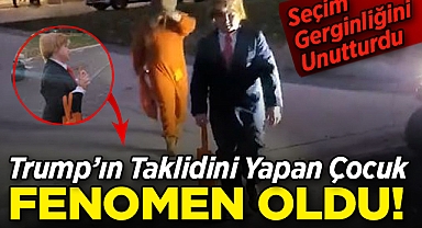 Küçük Çocuk, Trump'ın Taklidini Yaptı: ABD'nin En Çok Konuşulan İsmi Oldu!