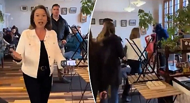 Minnesota Temsilcisi Craig'in zor anları: Tepki gördü, kafeden çıkmak zorunda kaldı