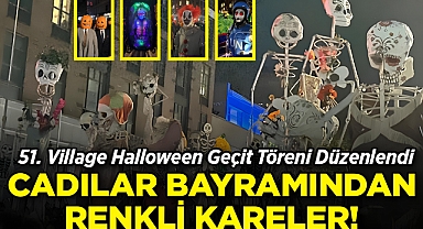 New York'ta 51. Village Halloween Geçit Töreni Düzenlendi: Cadılar Bayramından Renkli Kareler!