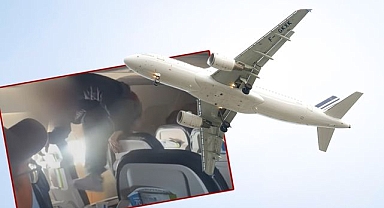 Uçakta 'sarhoş yolcu' paniği: Herkes izledi, o koltuğu parçaladı