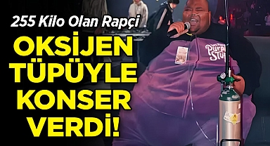 225 Kiloluk Rapçi, Oksijen Tüpüyle Konser Verdi!