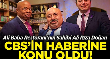 Ali Baba Restoranı'nın Sahibi Ali Rıza Doğan, CBS'in Haberine Konu Oldu!